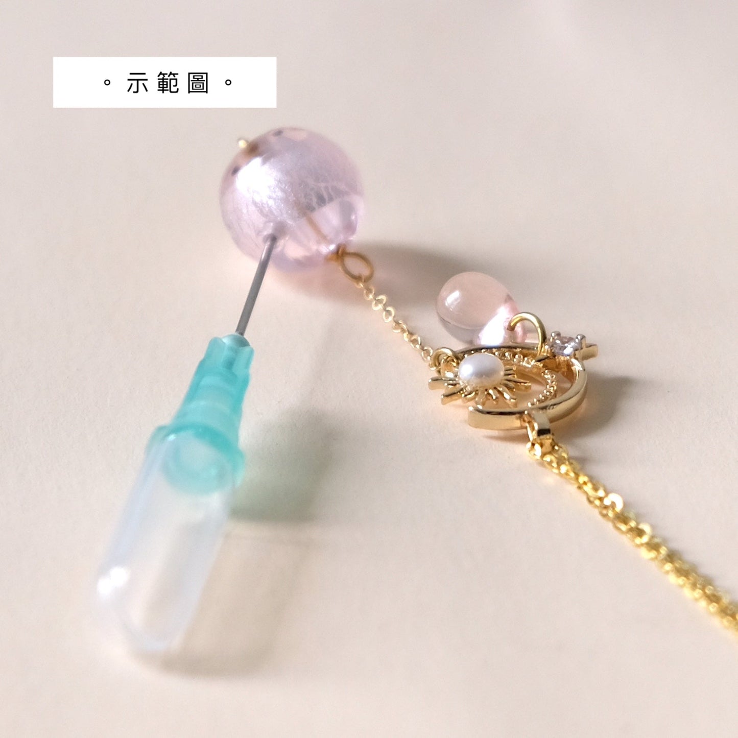 [ Sepcial ] [ 粉紅/藍月 ] 淡水珍珠 香薰精油琉璃珠純銀頸鏈 KN021 [ 鎮店之寶 ]